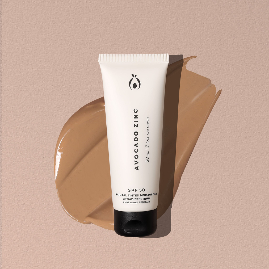 Avocado Zinc Tinted Moisturiser Medium Dark SPF 50 ml