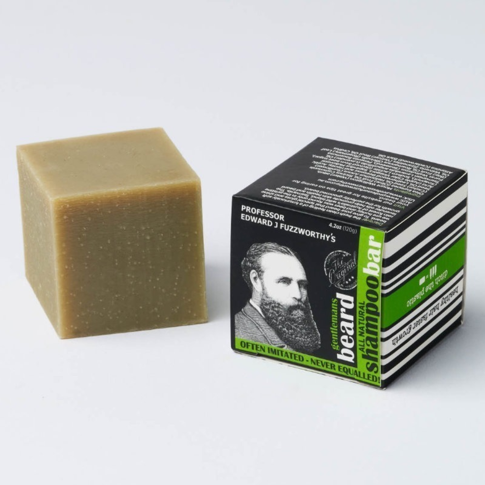 Beauty & the Bees Professor Edward J Fuzzworthy's Gentleman's Apple Cider Beard Gloss Shampoo Bar 120 g