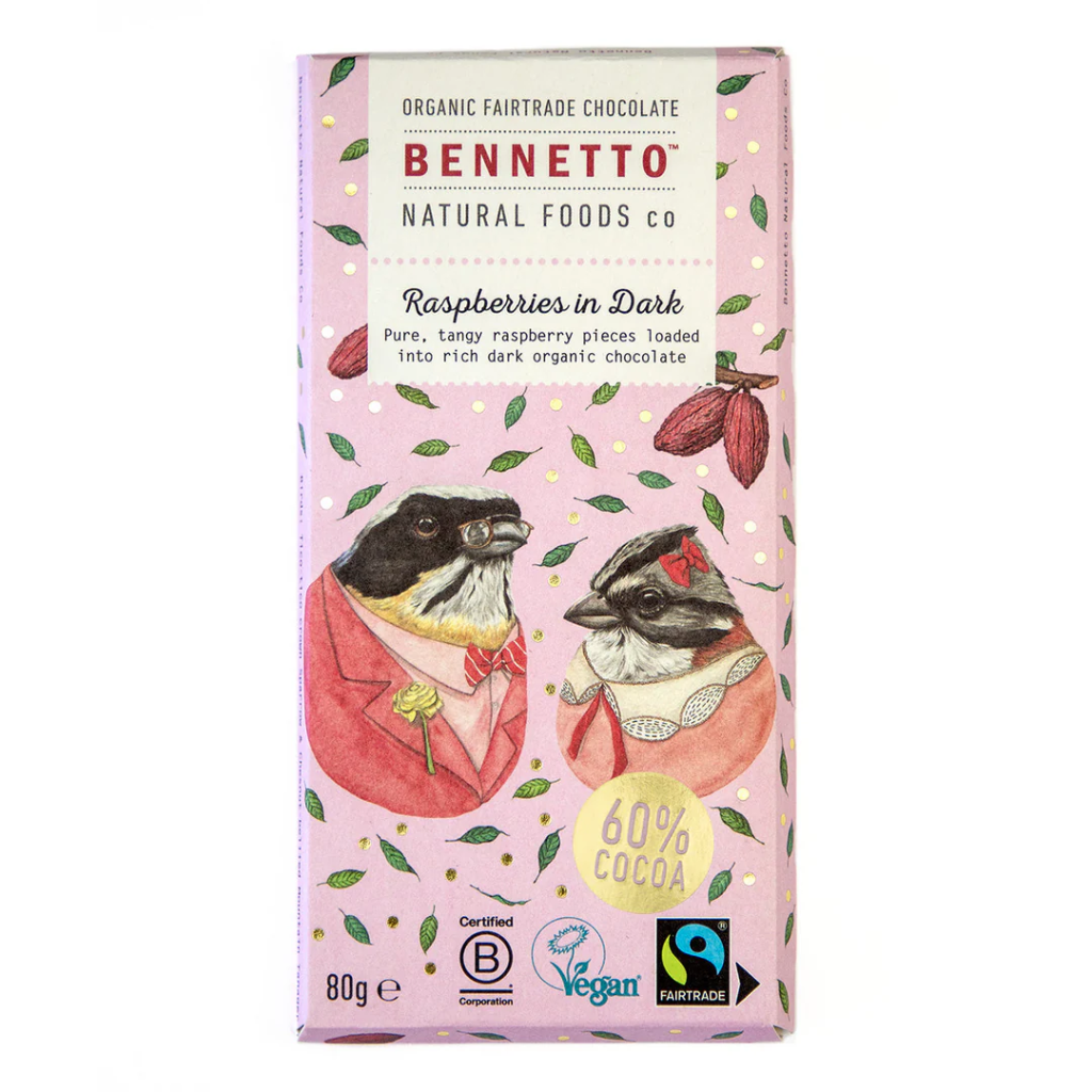 Bennetto Organic Dark Chocolate 80 g