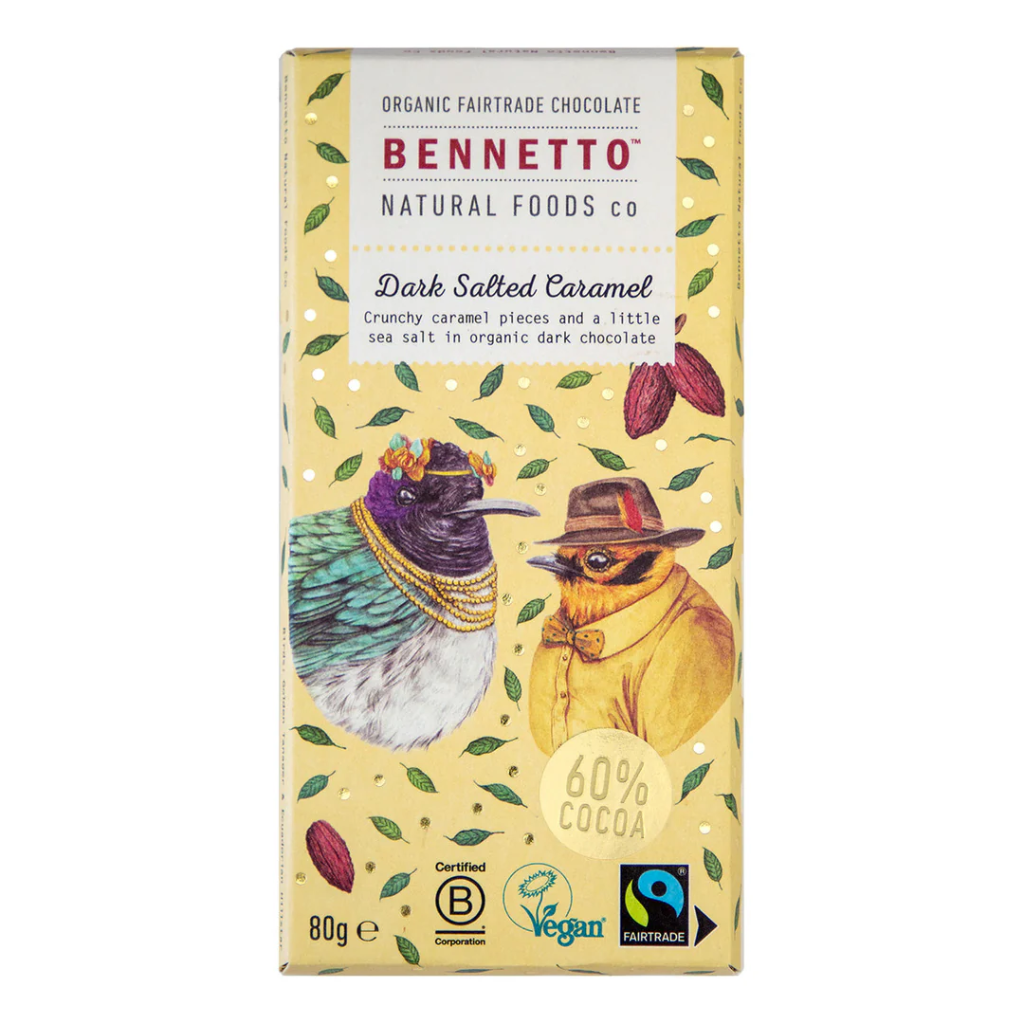 Bennetto Organic Dark Chocolate 80 g