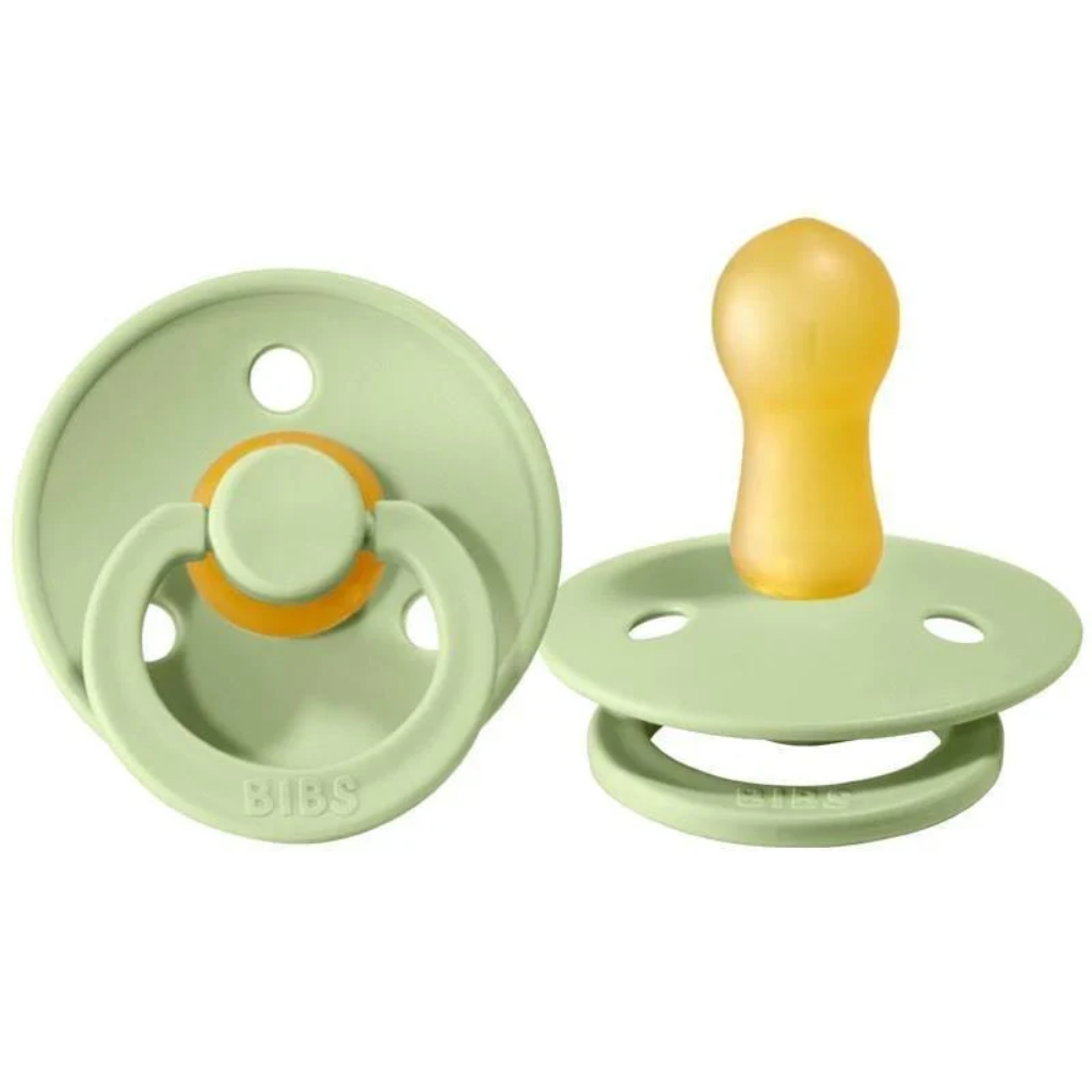 Bibs Pacifiers Size 2 Round Nipple (2 Pack)