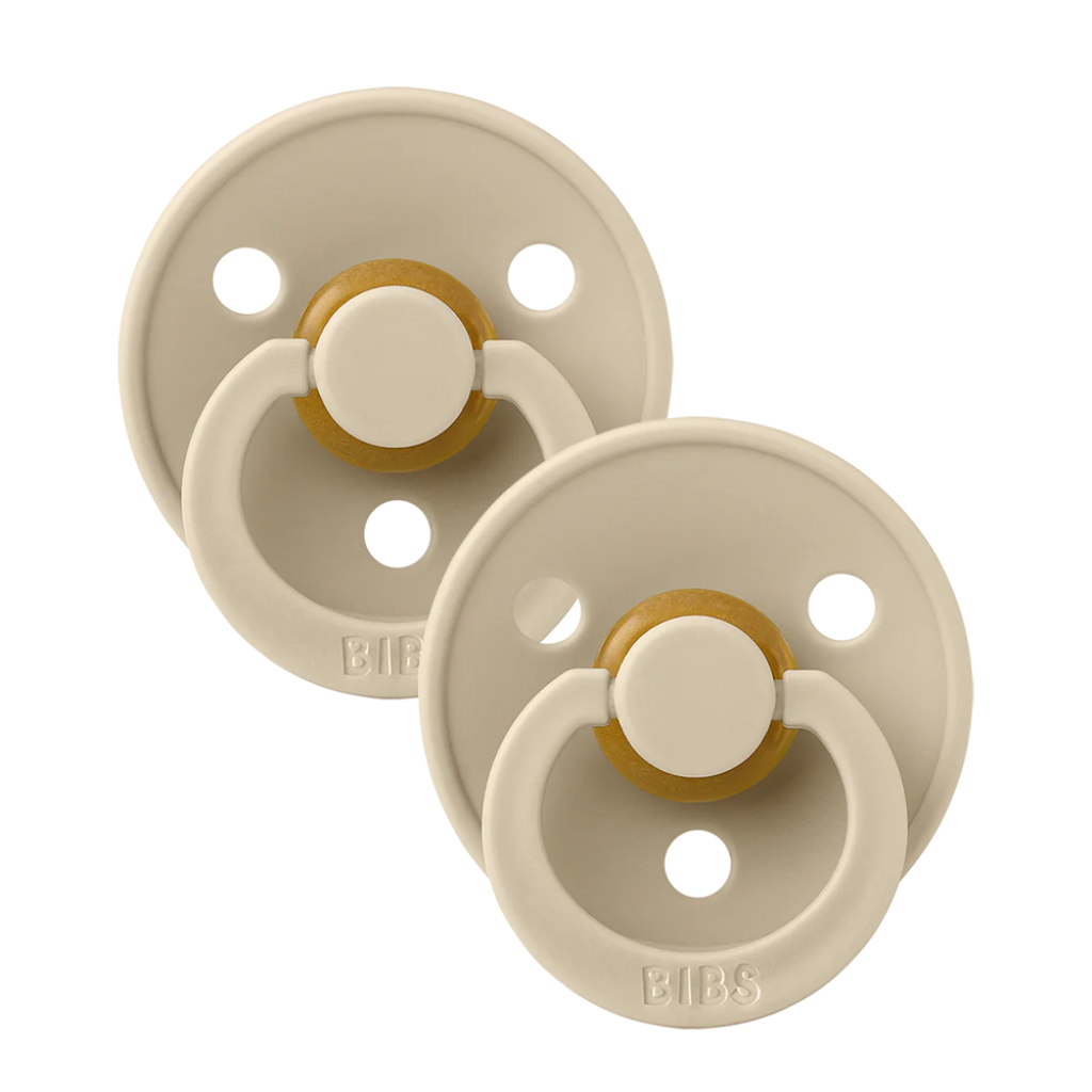 Bibs Pacifiers Size 2 Round Nipple (2 Pack)