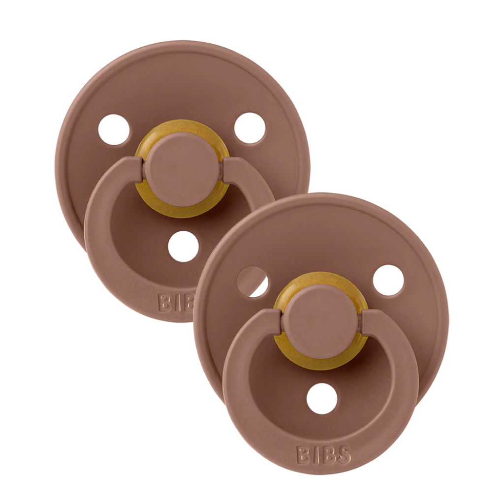Bibs Pacifiers Size 2 Round Nipple (2 Pack)