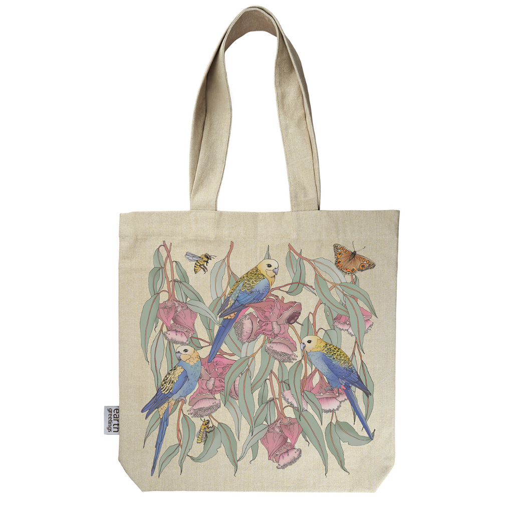 Earth Greetings Tote Bag with Inner Pocket