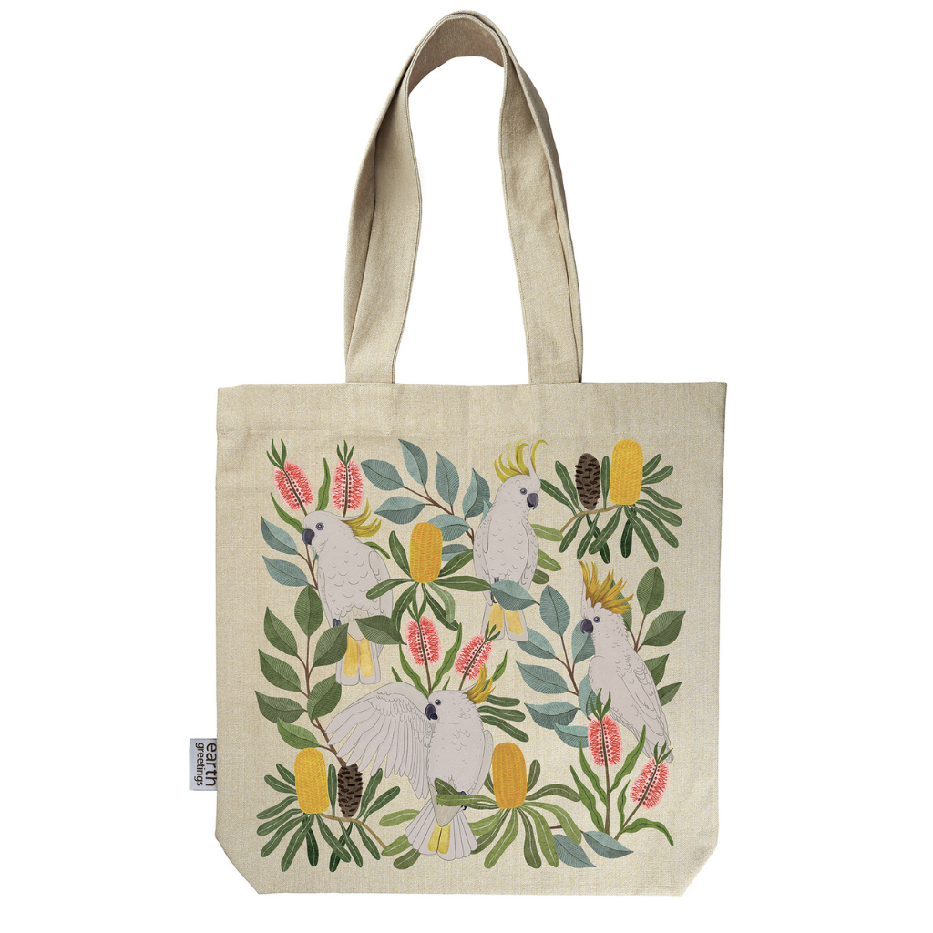 Earth Greetings Tote Bag with Inner Pocket