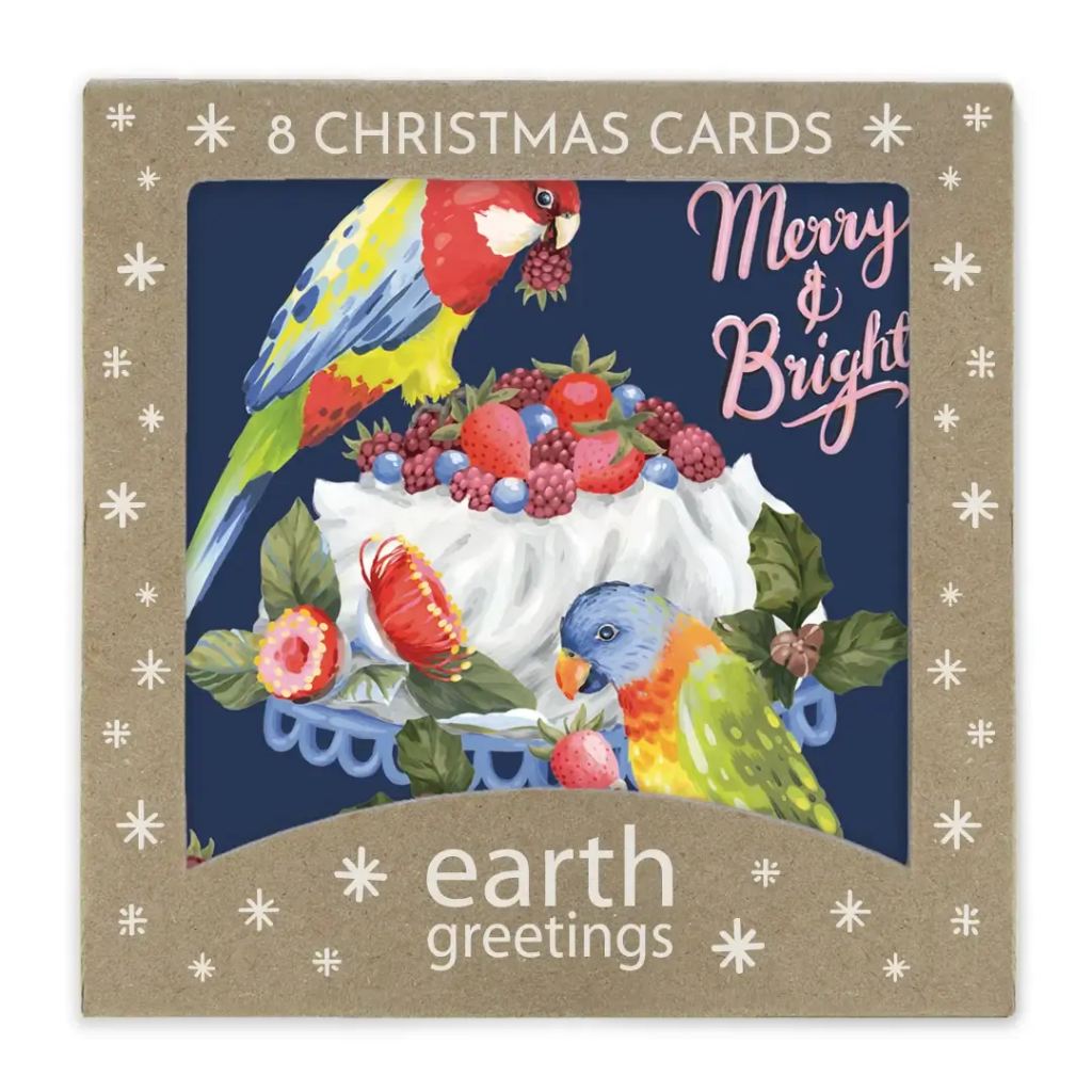 Earth Greetings Christmas Cards Square (8 Pack)