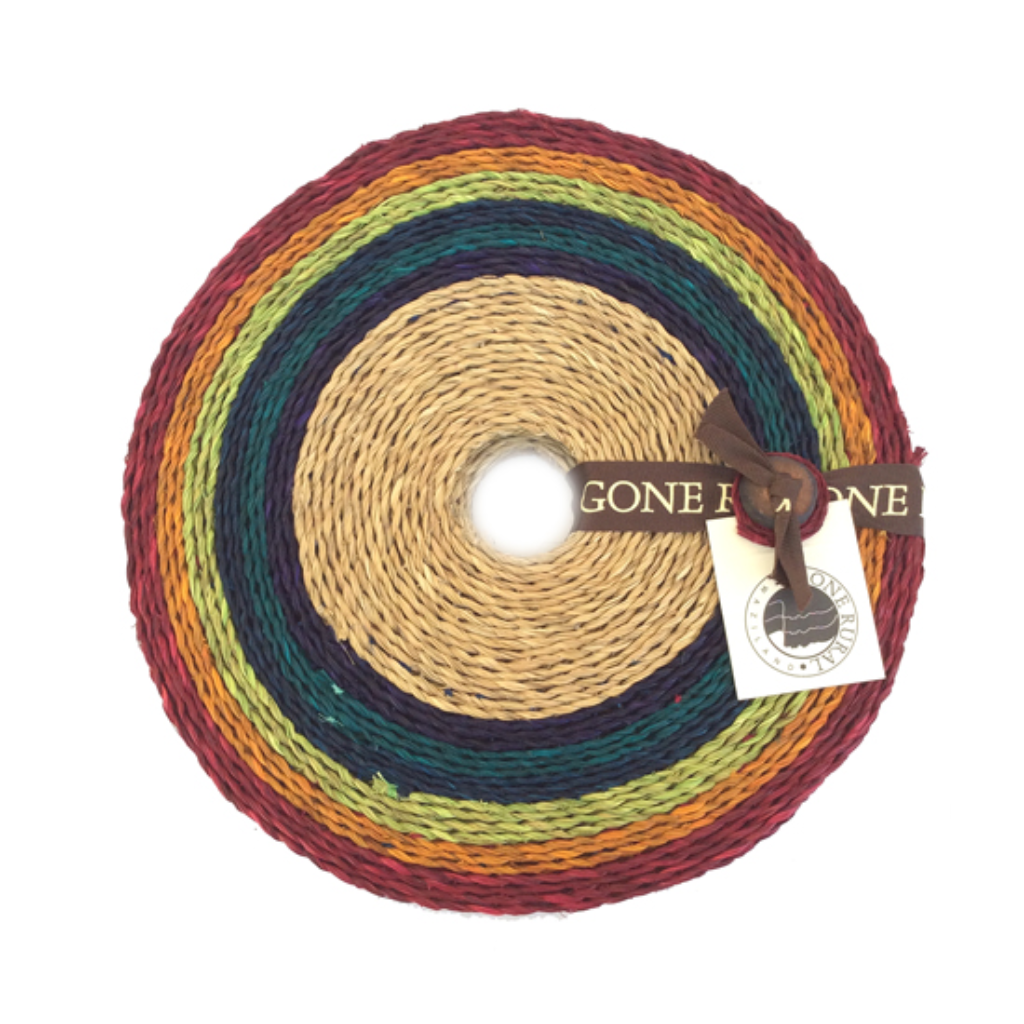 Kalahari Round Woven Placemats (Set of 4)