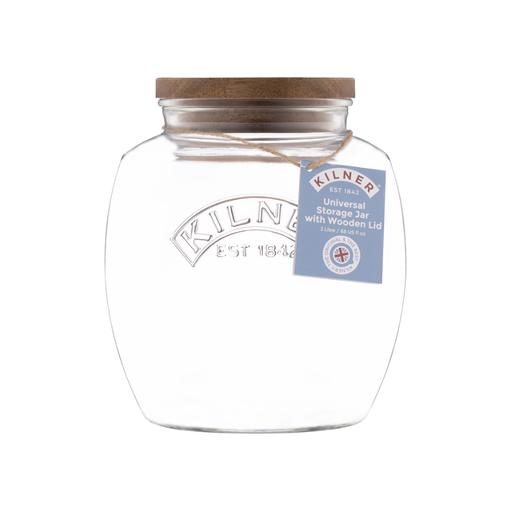 Kilner Universal Storage Jar with Wooden Lid
