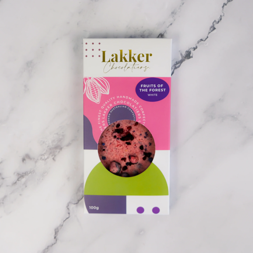 Lakker Chocolatiers Chocolate Bar White 100 g