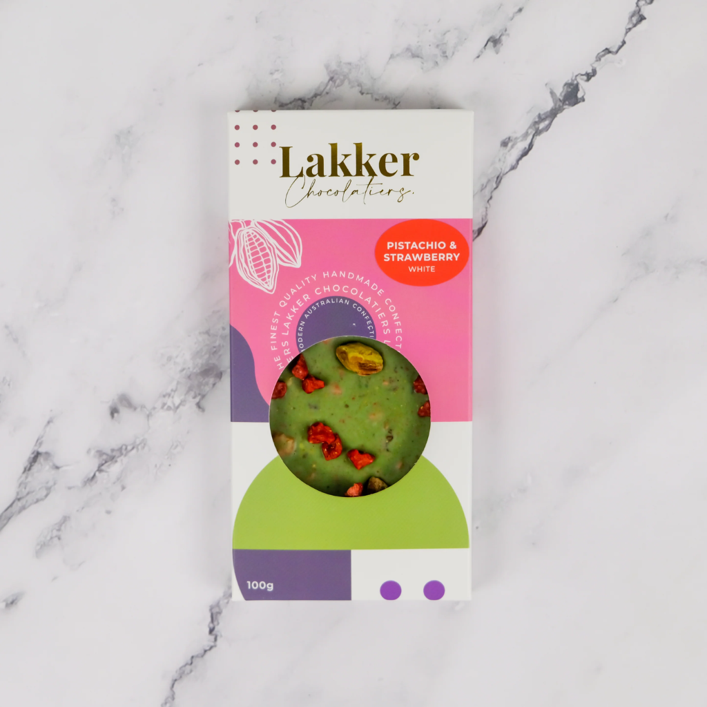 Lakker Chocolatiers Chocolate Bar White 100 g