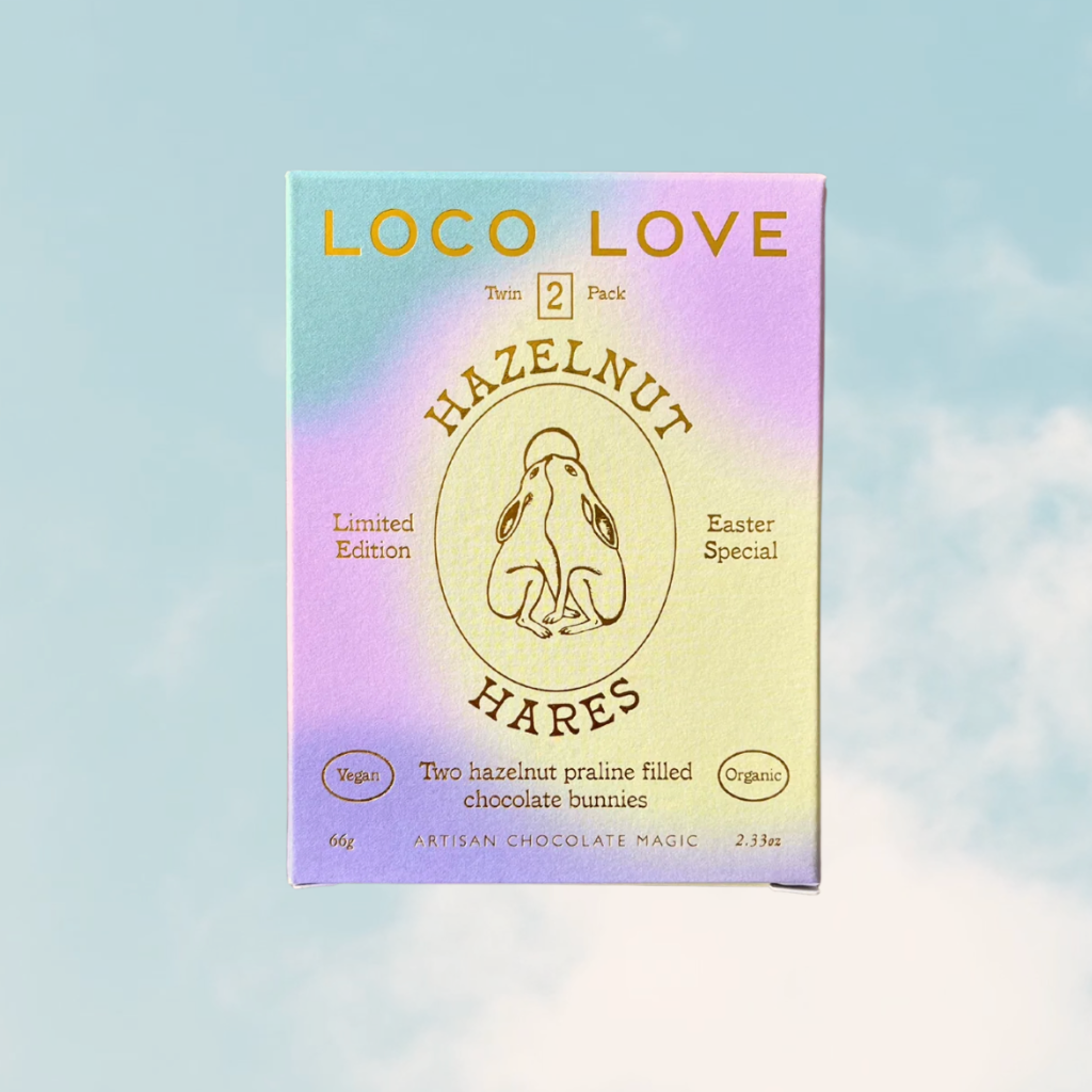 Loco Love Vegan Hazelnut Hares 66 g (2 Pack)