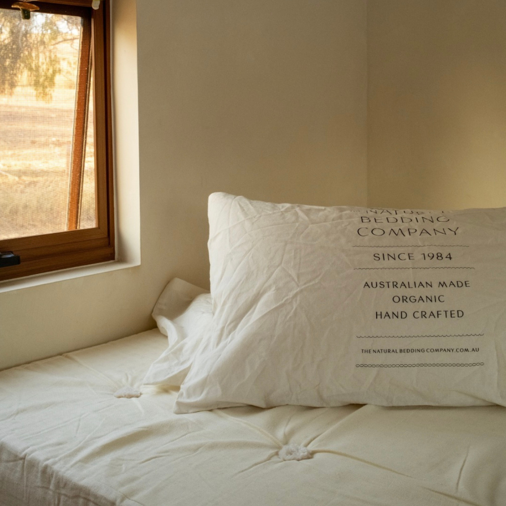 Natural Bedding Co Latex Contour Pillow