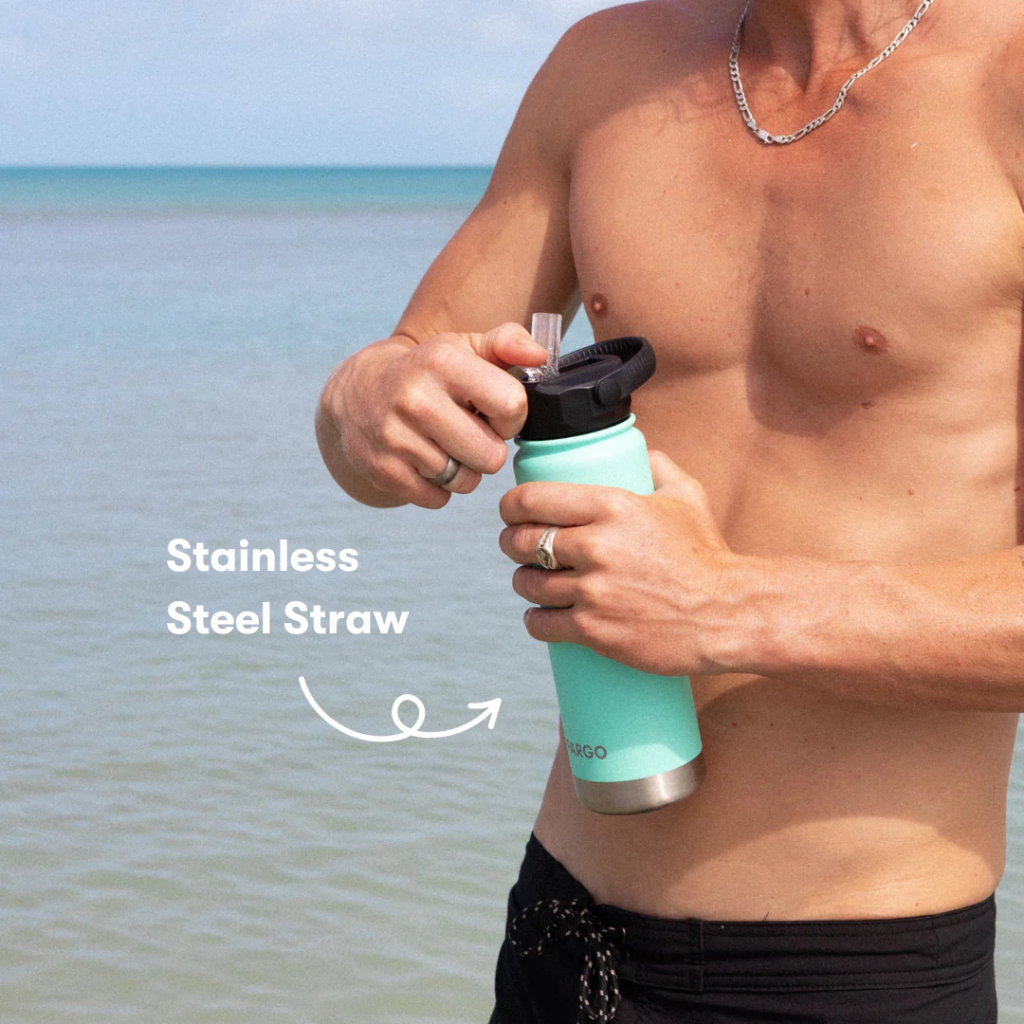 Pargo Insulated Sports Bottle with Straw Lid 750 ml