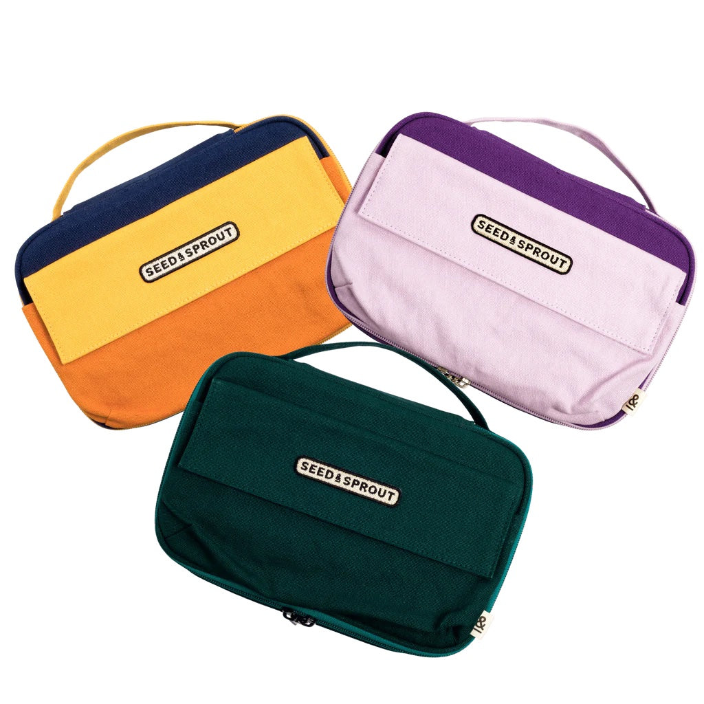 Seed & Sprout Organic Cotton CrunchCase with Pocket 4 L