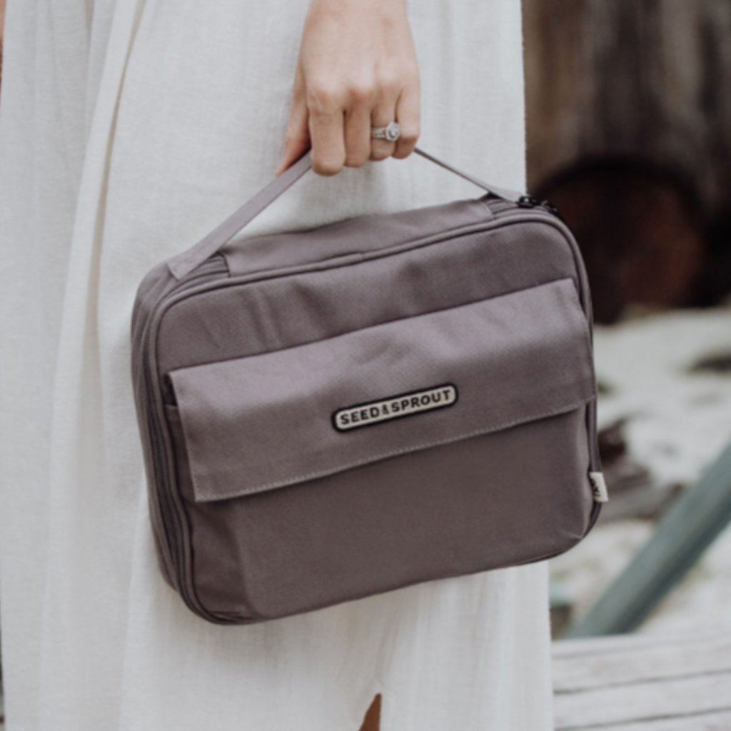 Seed & Sprout Organic Cotton CrunchCase with Pocket 4 L