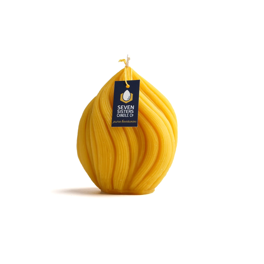 Seven Sisters Candle Co Pure Beeswax Lumina Twist Candle