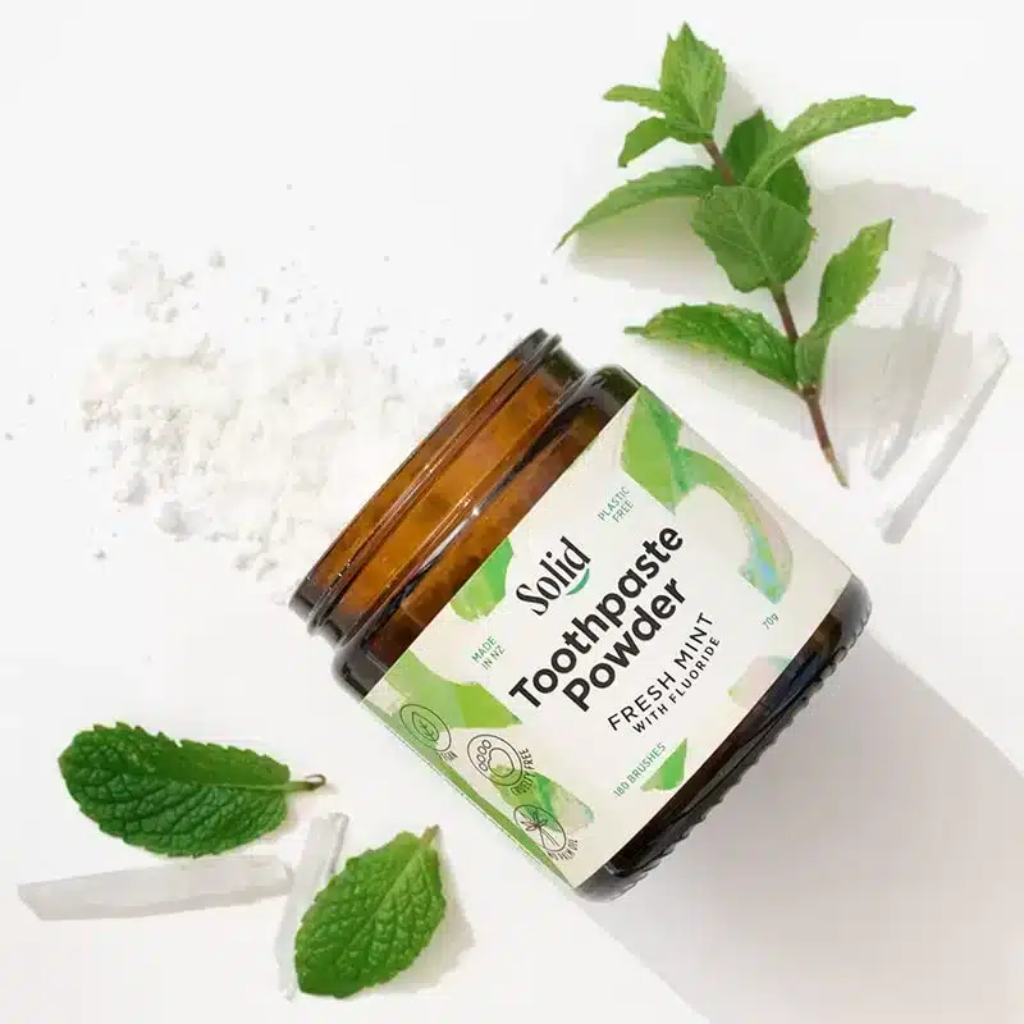 Solid Toothpaste Powder with Fluoride 70 g