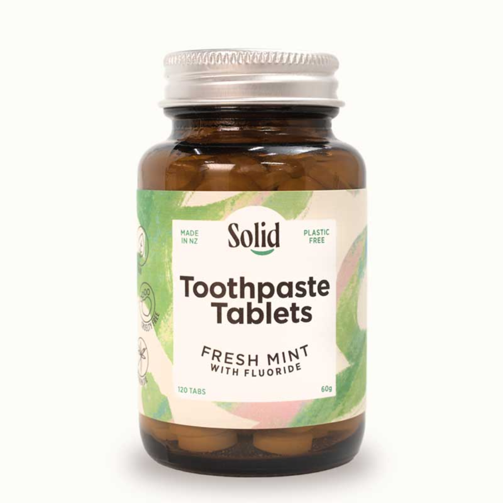 Solid Toothpaste Tablets with Fluoride 60 g (120 Pack)