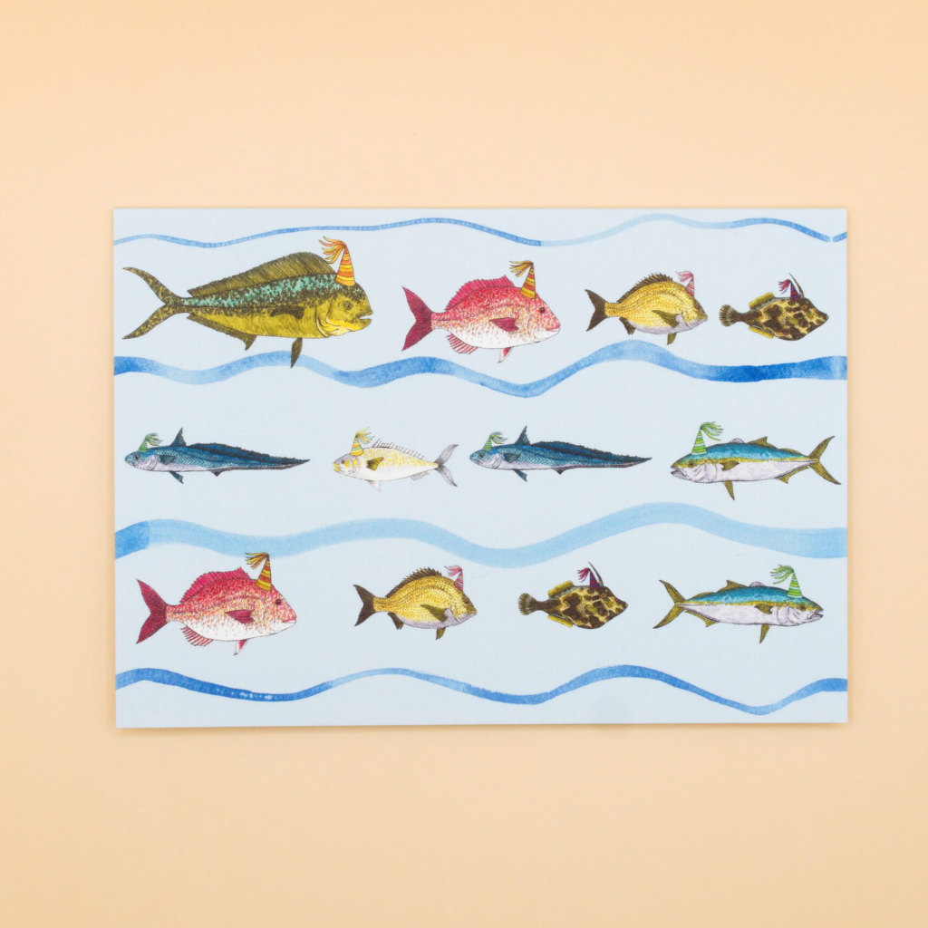 Sunshine Sea Art Greeting Card Animal