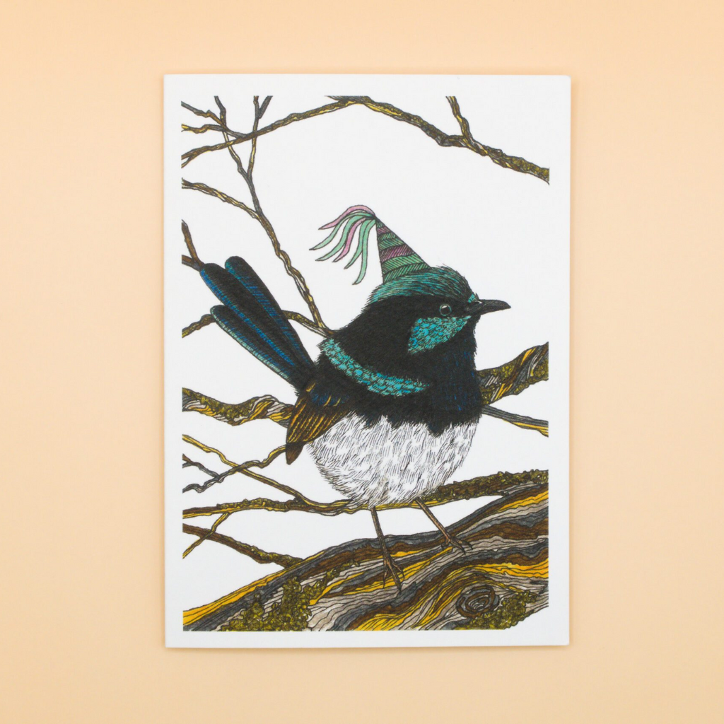 Sunshine Sea Art Greeting Card Bird