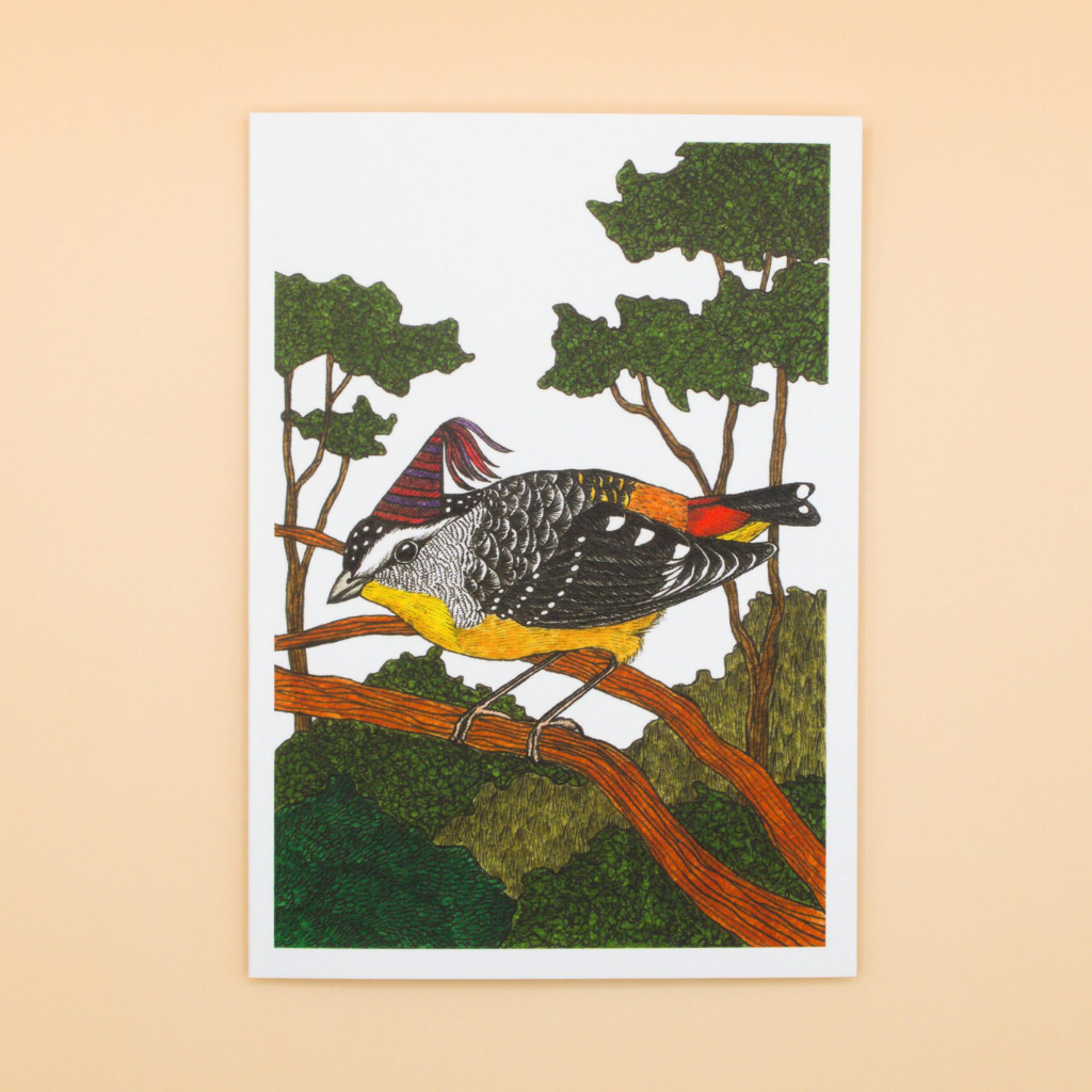 Sunshine Sea Art Greeting Card Bird