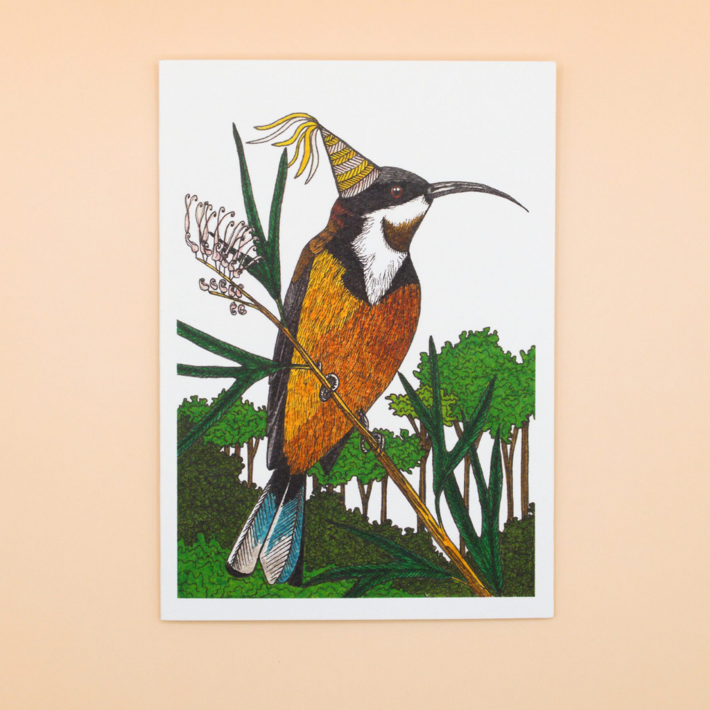 Sunshine Sea Art Greeting Card Bird