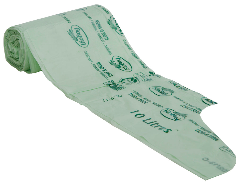 BioBag Compostable Bags with Tie Handles