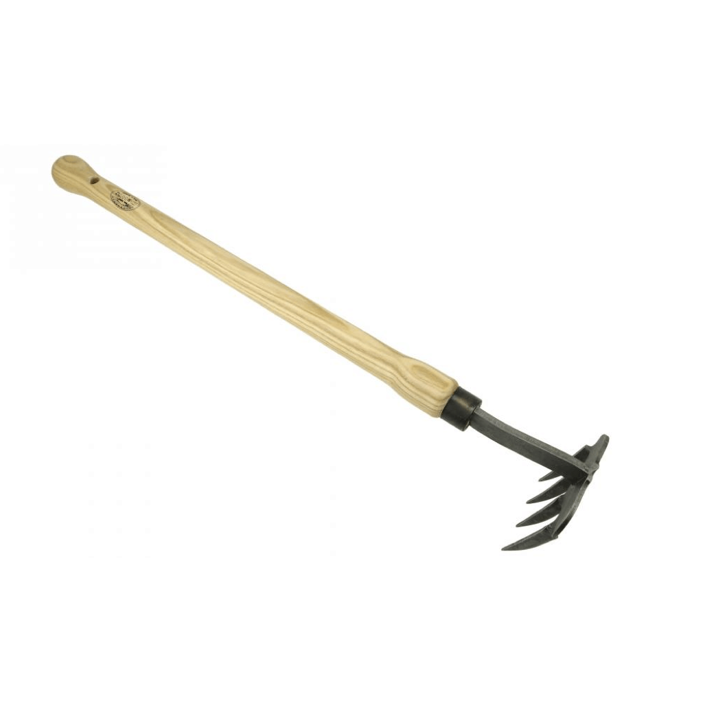 DeWit Four Tine Twisted Claw with Drop Grip Handle (Handle 480 mm) (3992)