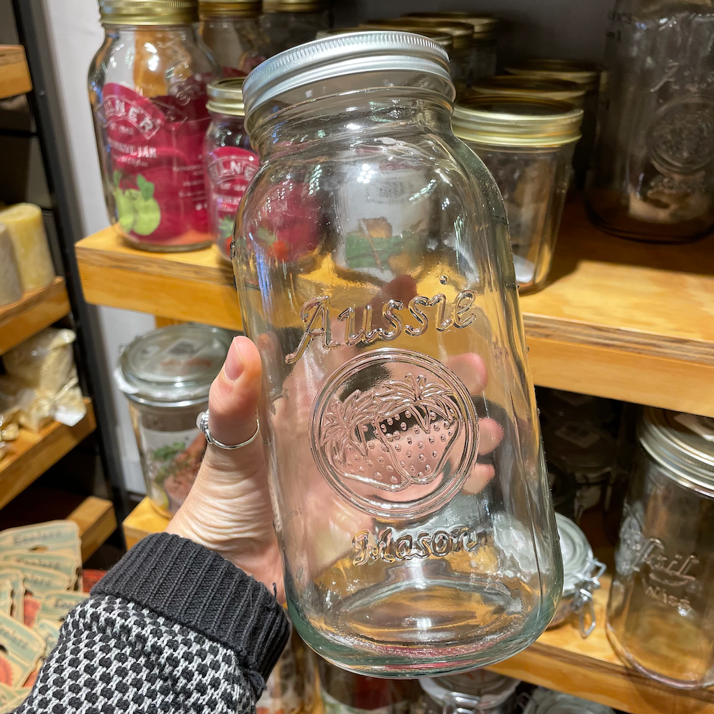 Aussie Mason Preserving Jar Wide Mouth