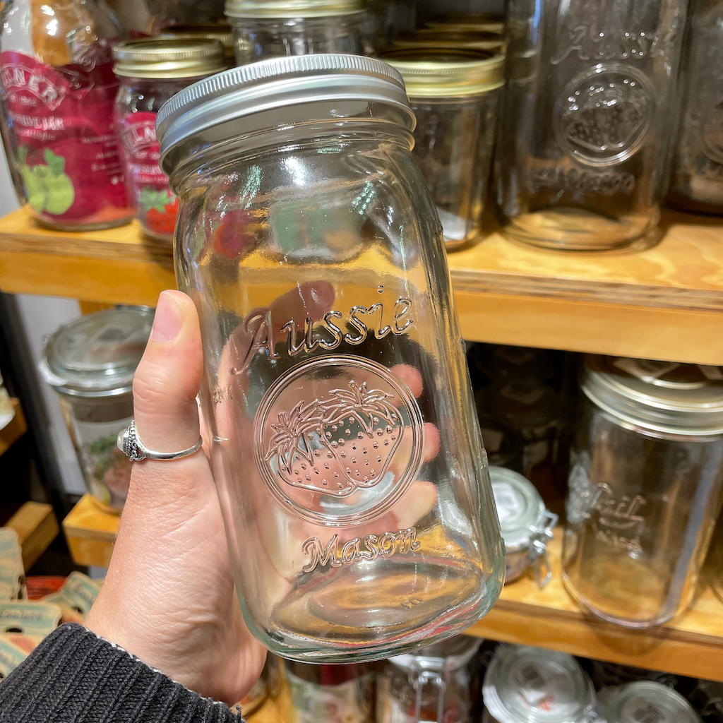 Aussie Mason Preserving Jar Wide Mouth