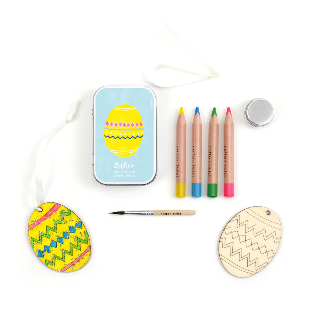 Cotton Twist Easter Decoration Gift Tin