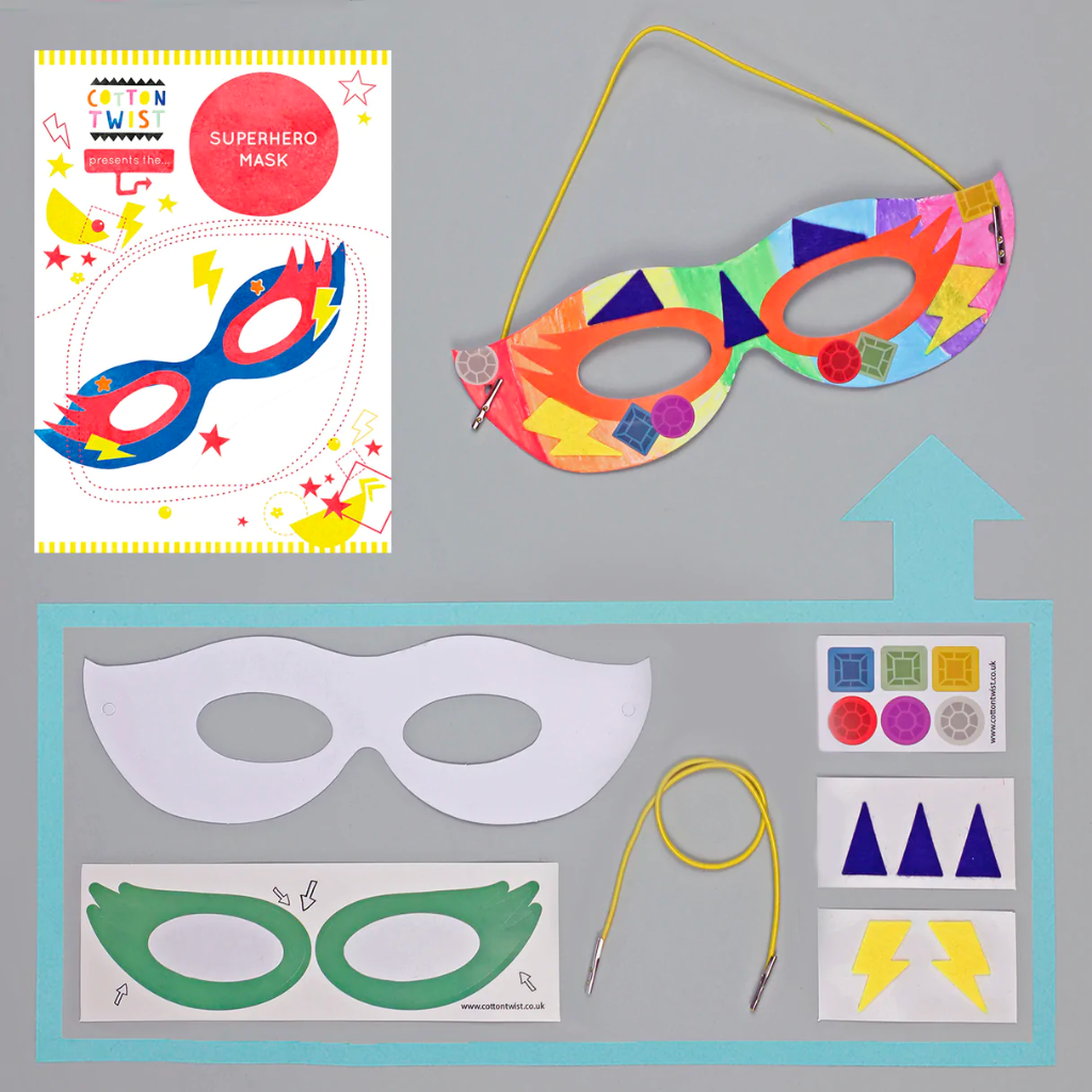 Cotton Twist Make Your Own Superhero Mask