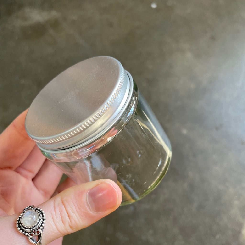 Cream Jar Glass 120 ml