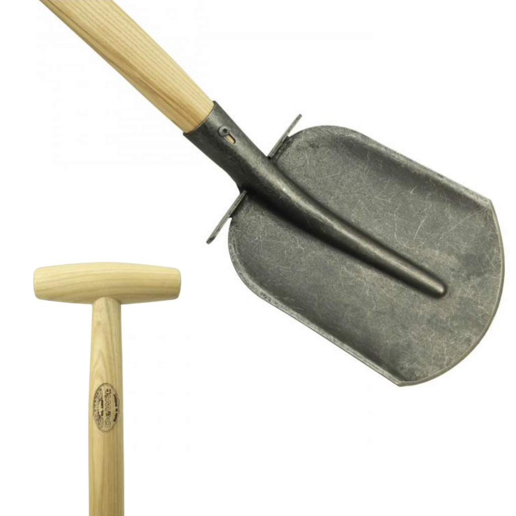 Dewit Rounded End Shovel with Steps (20380)
