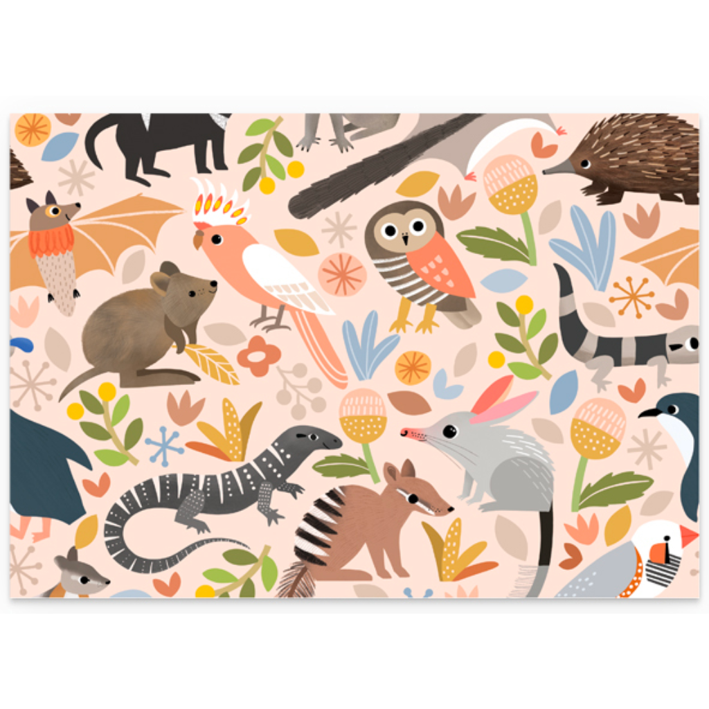 Earth Greetings Wrapping Paper - Folded