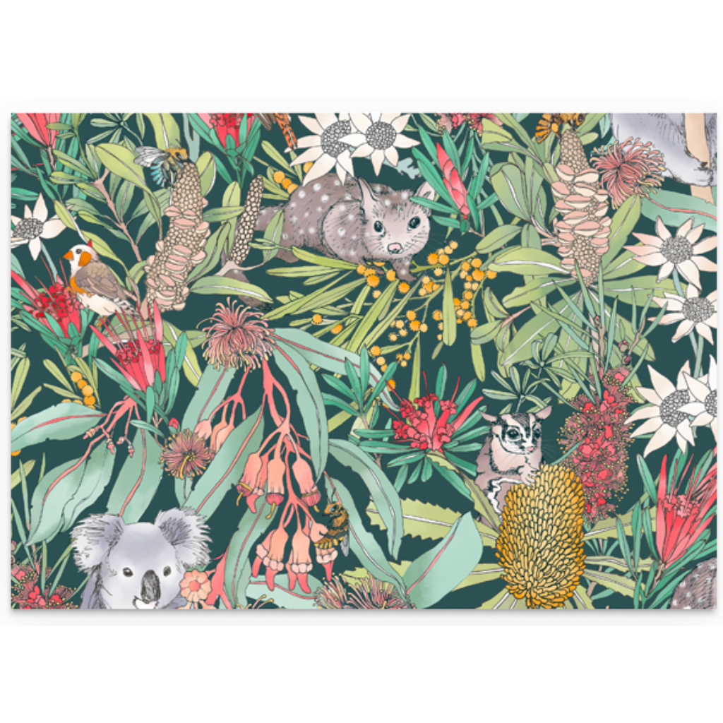 Earth Greetings Wrapping Paper - Folded
