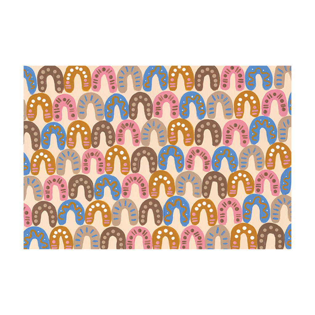 Earth Greetings Wrapping Paper - Folded