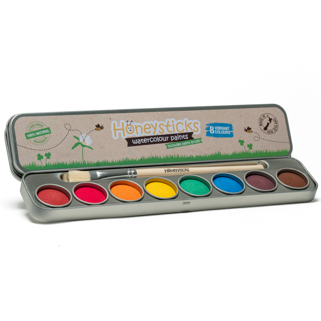 Honeysticks Natural Watercolour Paints (7 Colours)