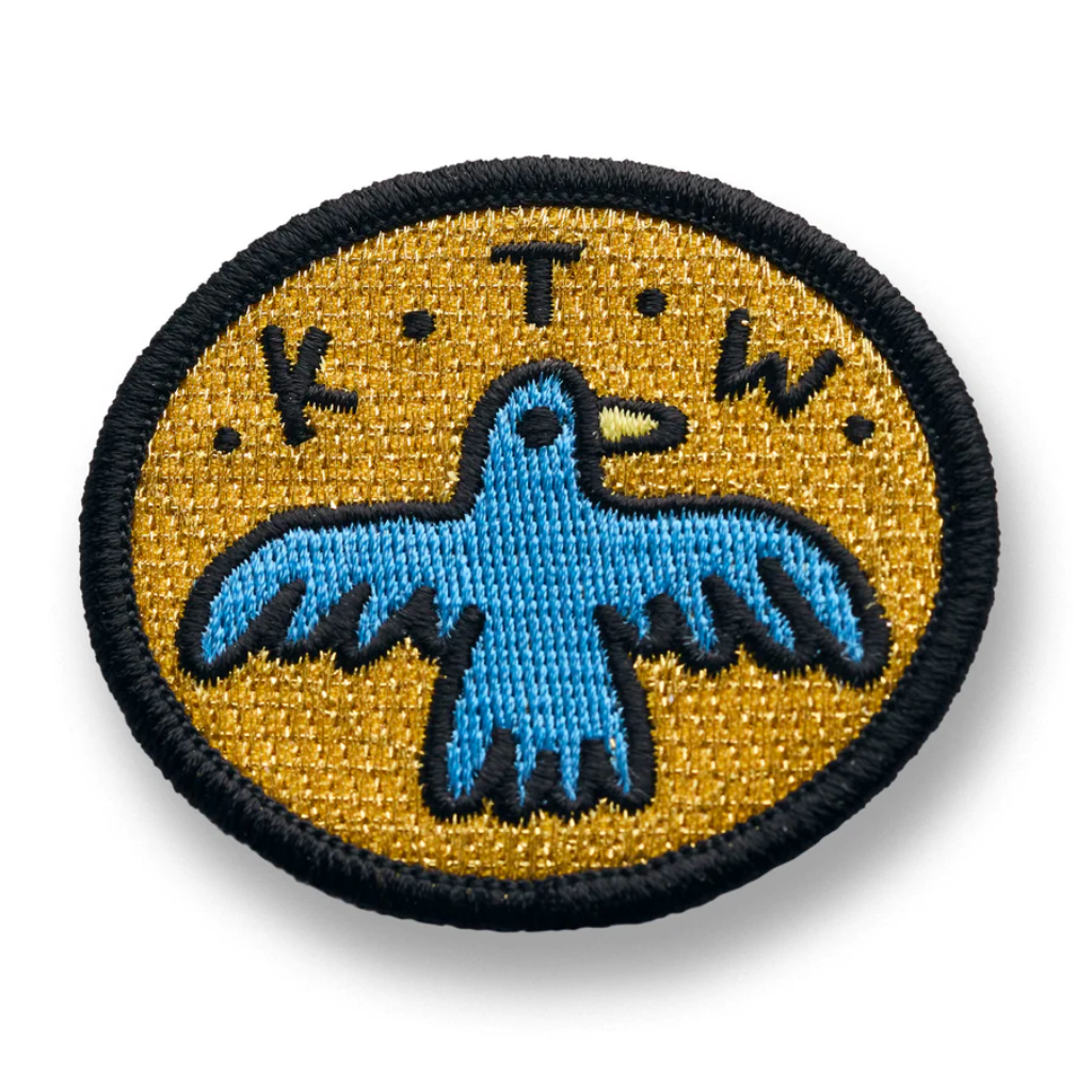 Keep Tassie Wild Patch - Blue Bird