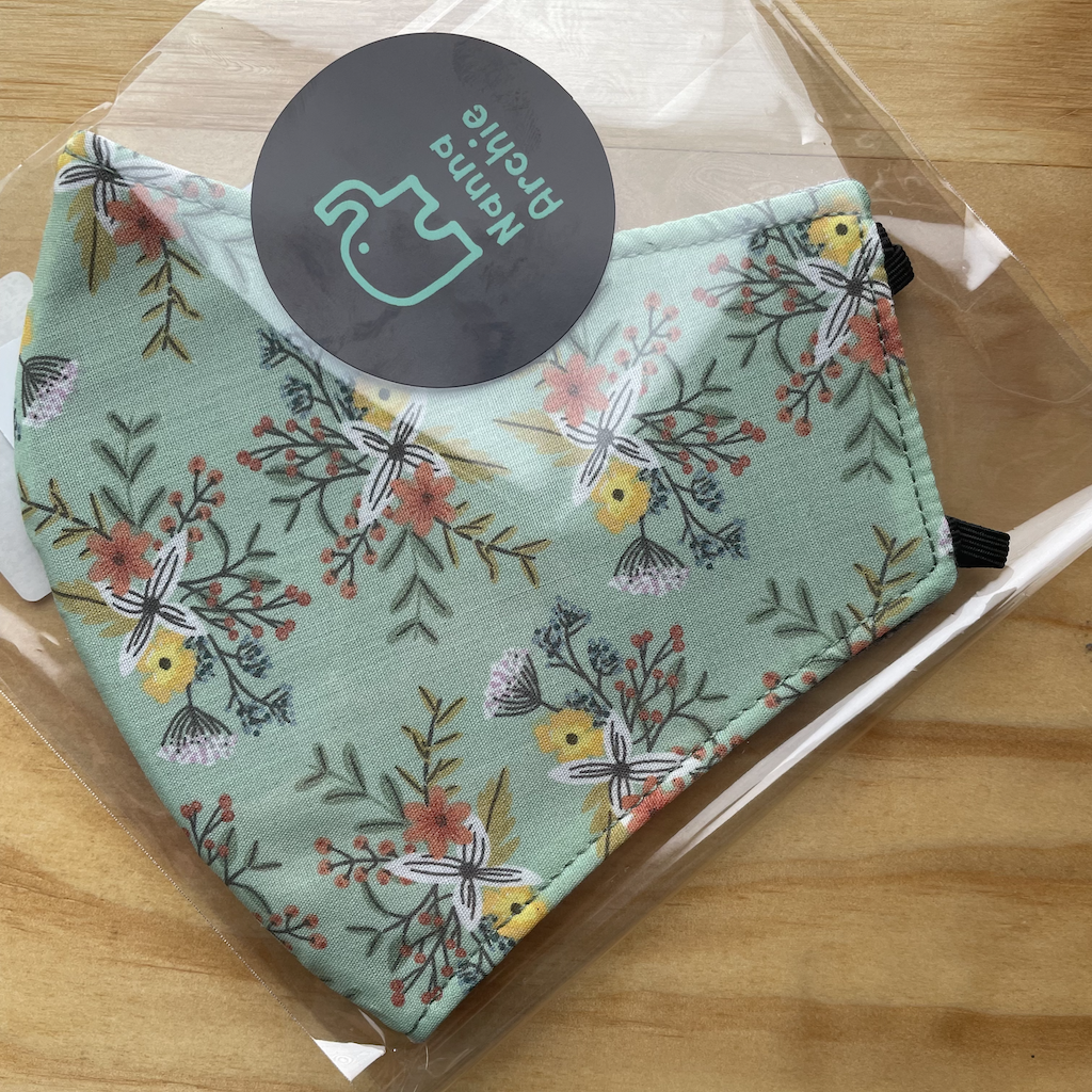 Nanna Archie Face Mask Shaped (3 Layers)