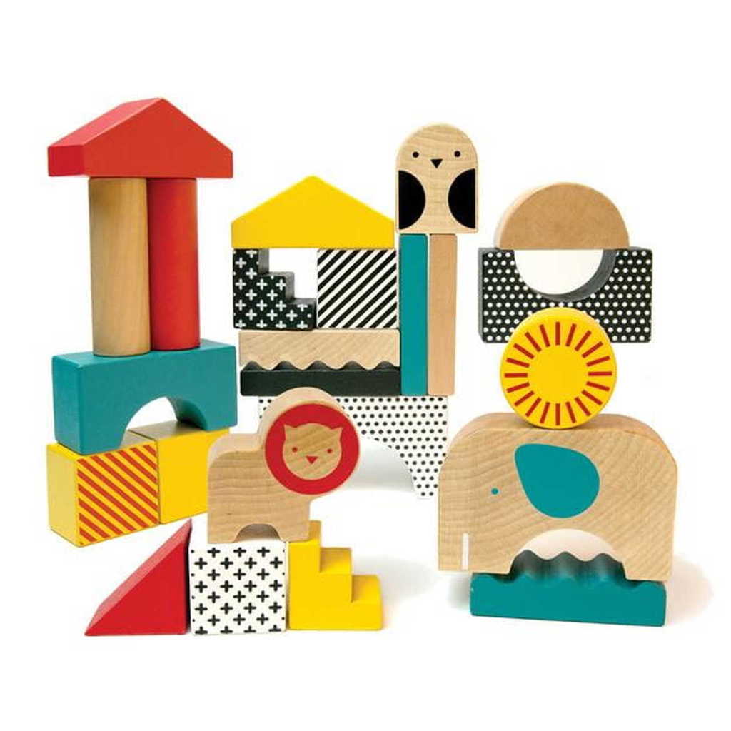 Petit Collage Wooden Blocks