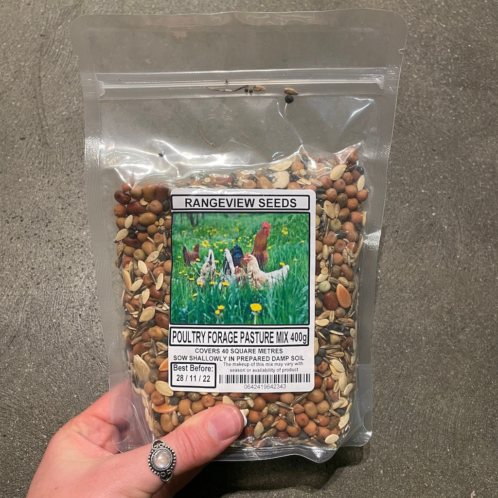 Rangeview Poultry Forage Pasture Mix 400 g