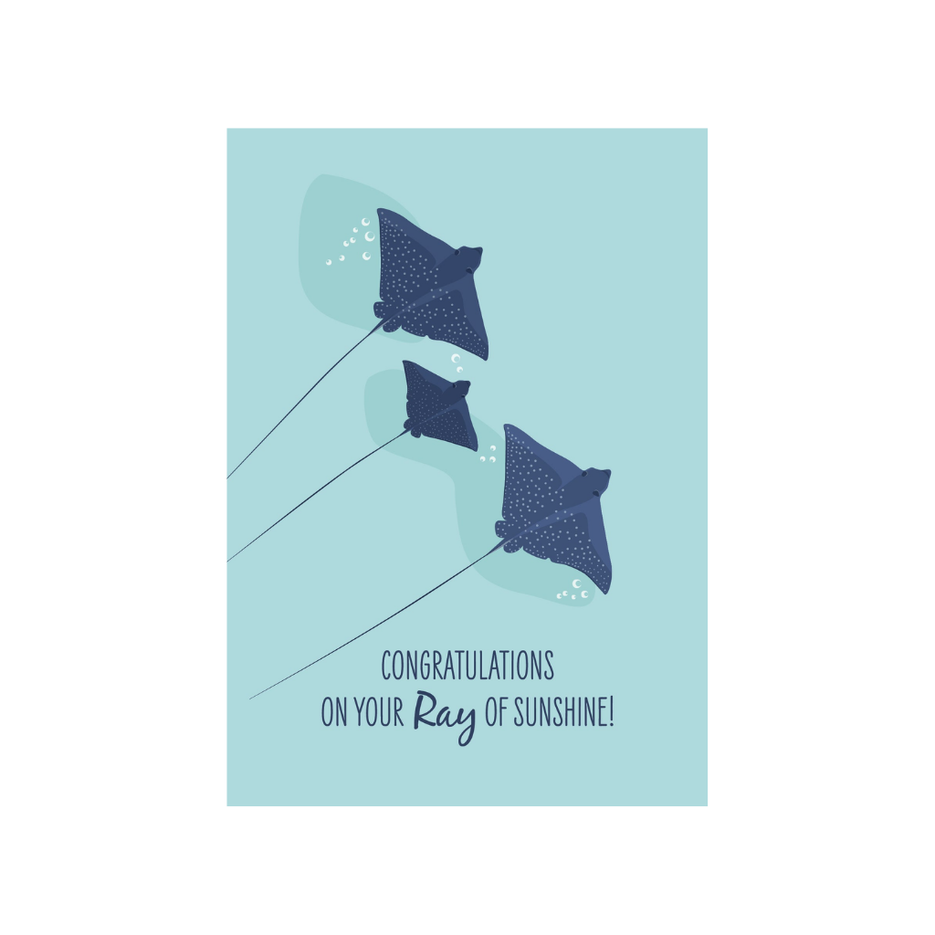 Sailfish Designs Baby Card
