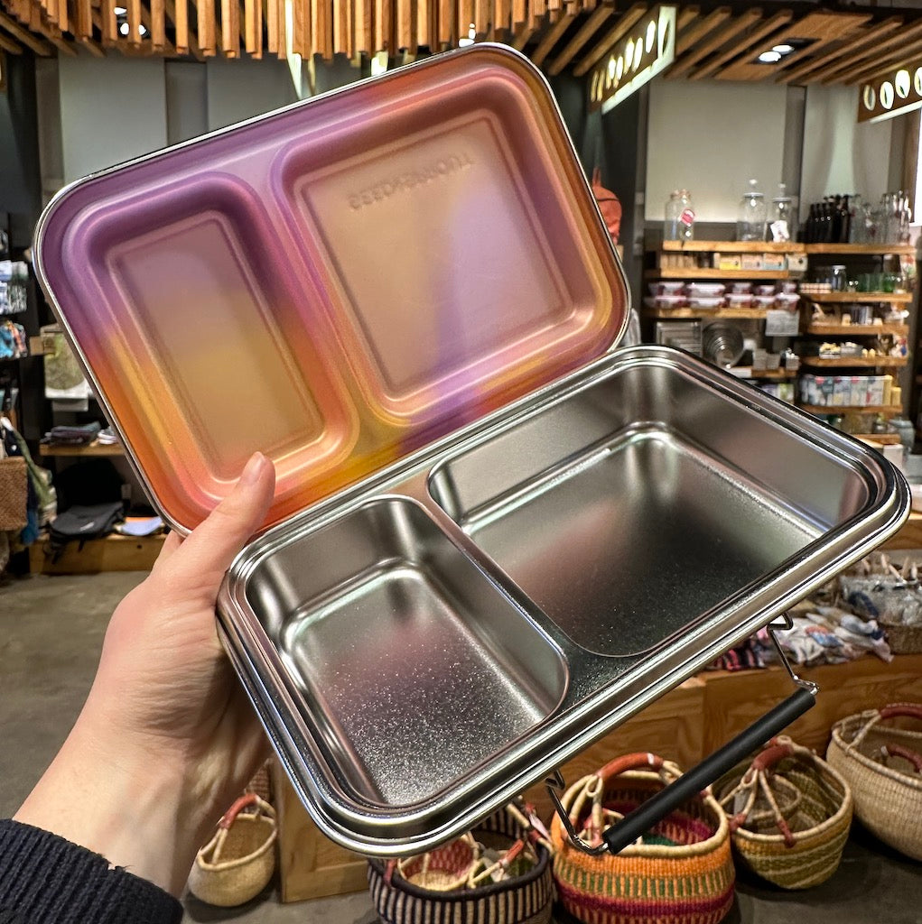 Seed & Sprout Crunchbox Mini Stainless Steel (2 Compartment)