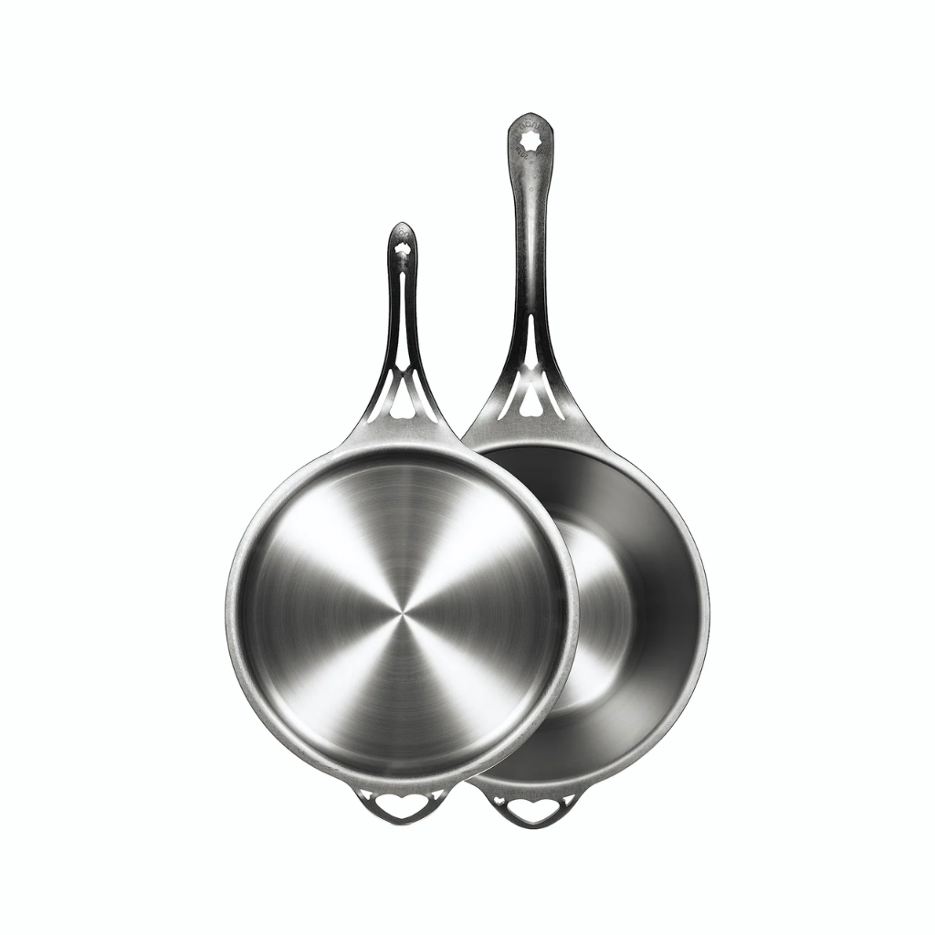 Solidteknics Noni 2.5 L Ferritic Stainless Steel Saucepan & 23 cm Skillet/Lid
