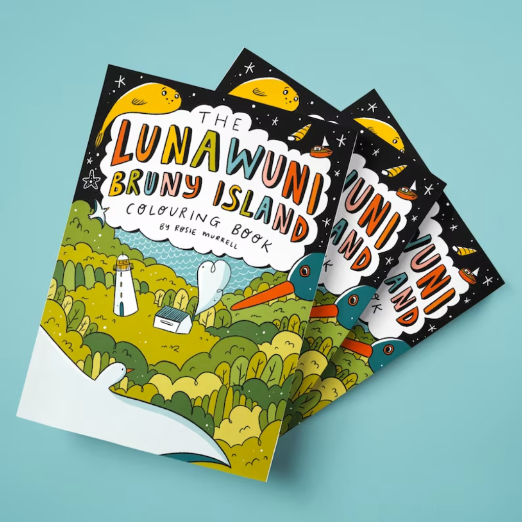 "The Lunawuni Bruny Island Colouring Book" by Rosie Murrell