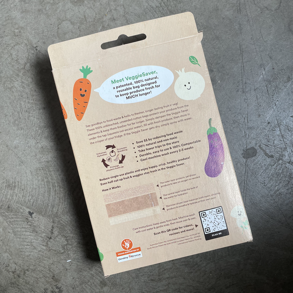 Veggie Saver Fridge Produce Bag (40 x 28 cm)