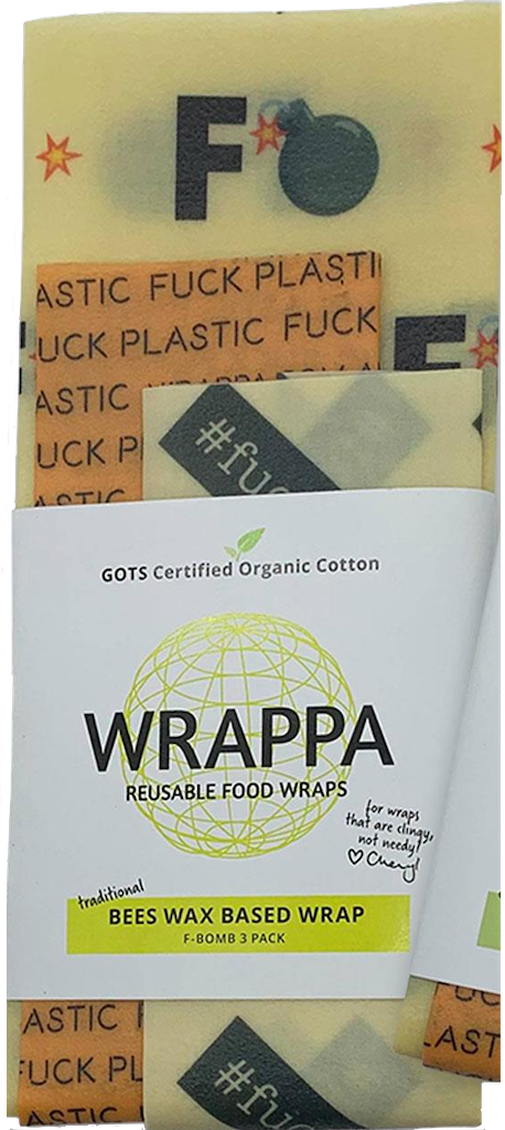 Wrappa Vegan Wraps Organic Cotton (3 Pack)