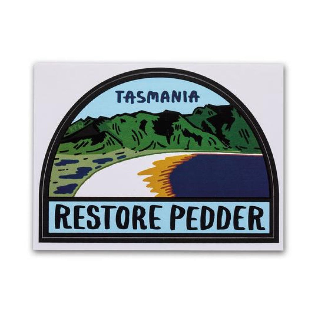 Keep Tassie Wild Sticker - Restore Pedder