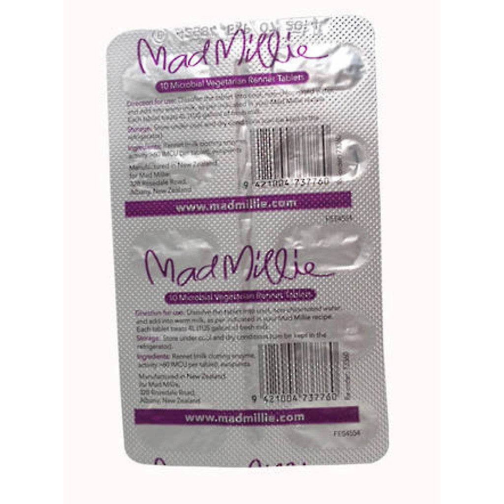 Mad Millie Vegetarian Rennet Tablets (10 Pack)